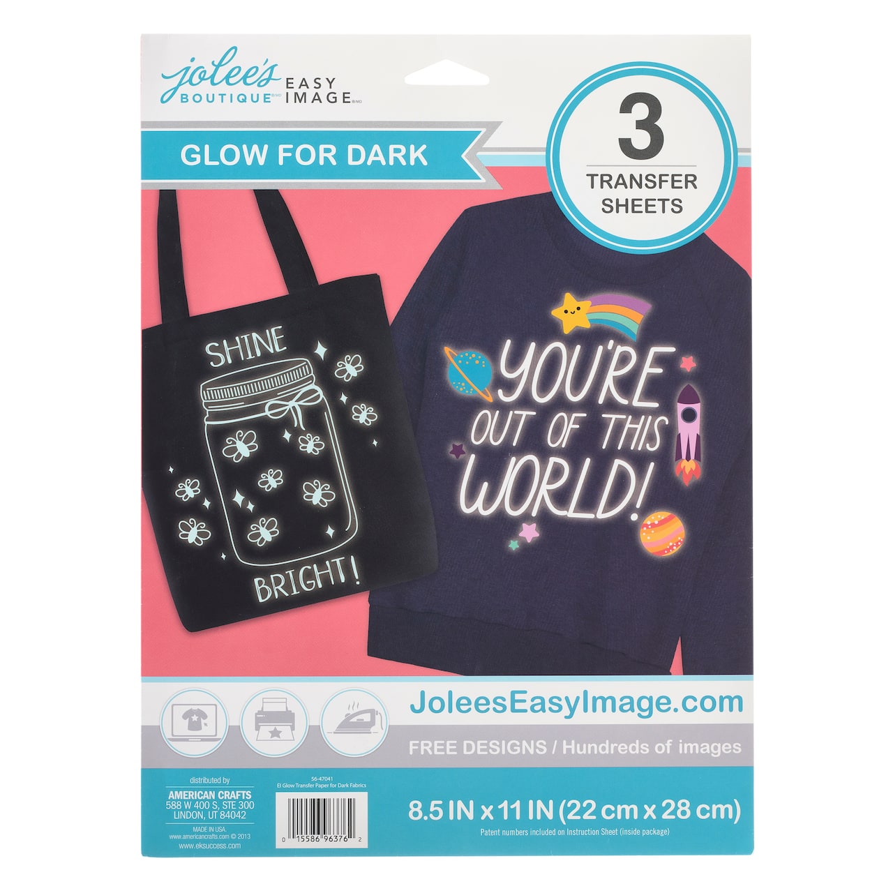 Jolee's Boutique® Easy Image® Transfer Paper, Glow In The Dark for